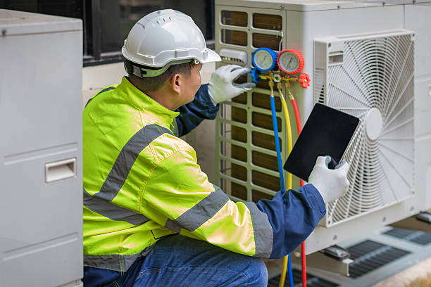 Professional Hvac technician working in Palmdale, PA